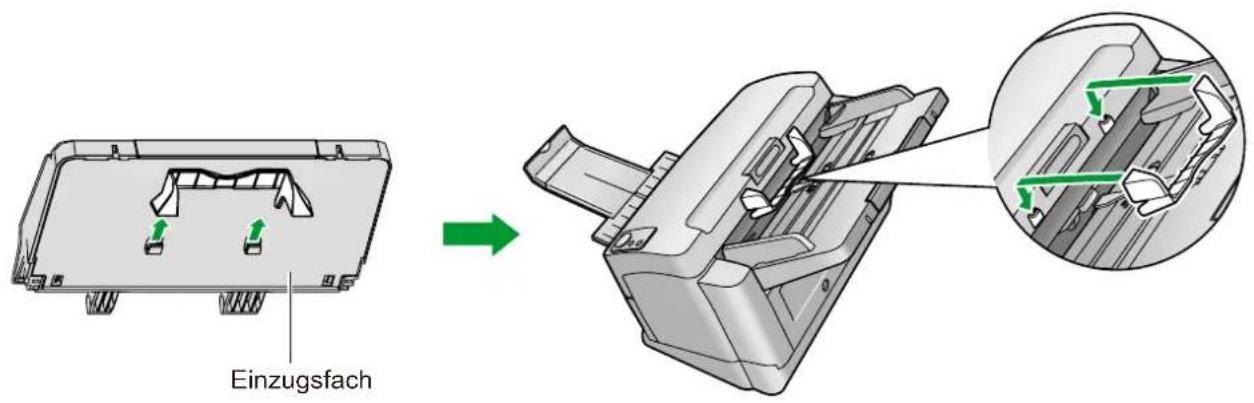 PANASONIC KV-S1046C - Einbau der Kartenführung für gemischte Vorlagen - 1