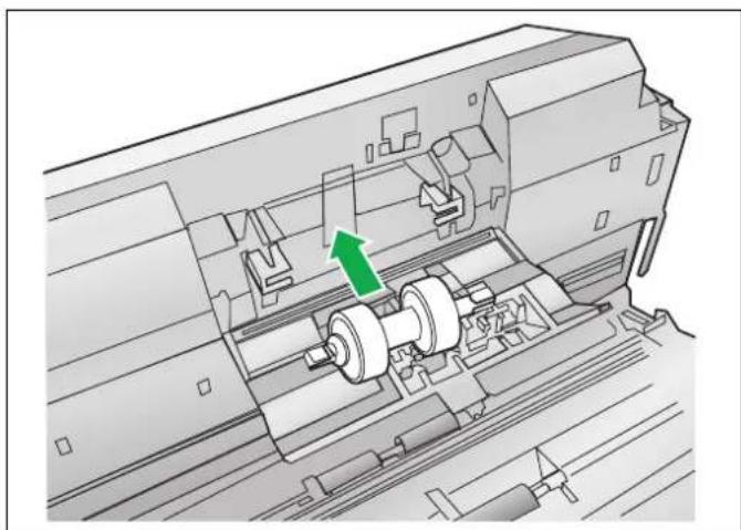 PANASONIC KV-S1020C - ■ Auswechseln der Walze zur Vermeidung des Doppeleinzugs - 4
