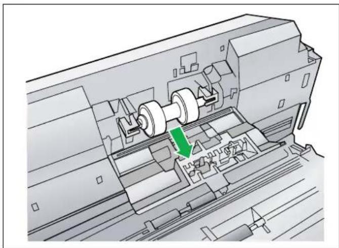 PANASONIC KV-S1020C - ■ Auswechseln der Walze zur Vermeidung des Doppeleinzugs - 3