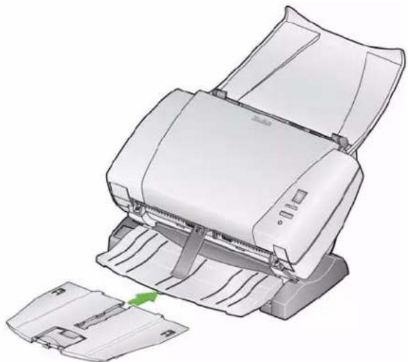 KODAK i1320 - Anbringen des optionalen Ausgabe-Kits - 7