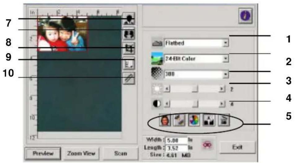 AVISION AV220 - A Glance of the user interface - 1