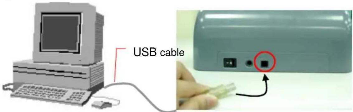 AVISION Av121 - Connecting to Computer - 1
