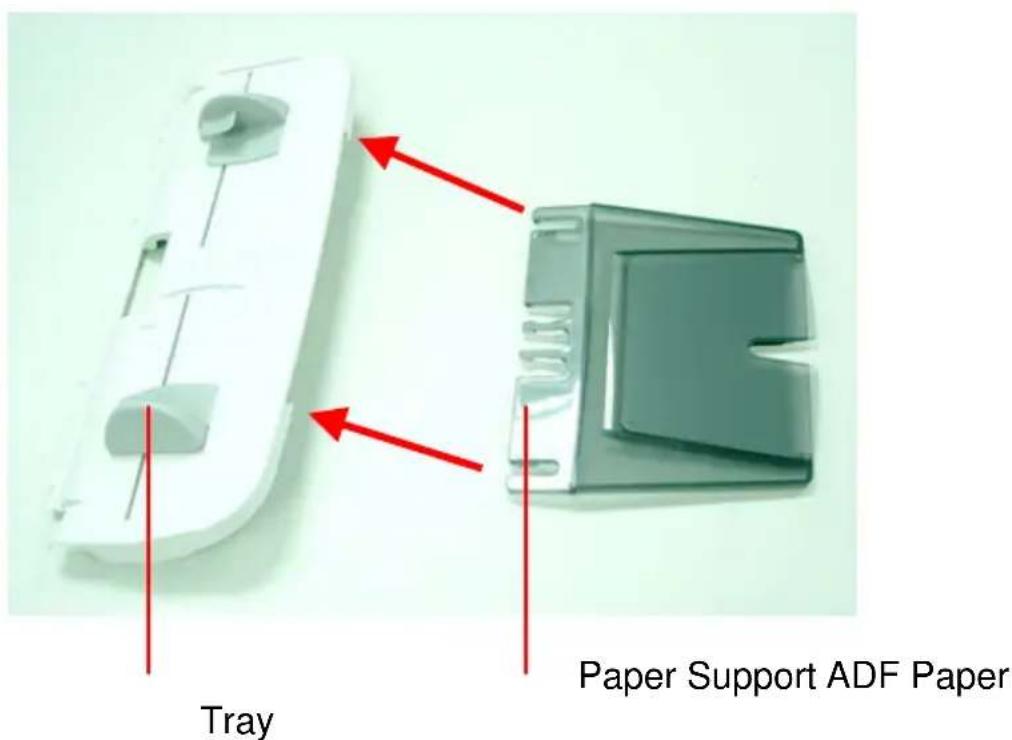 AVISION Av121 - Installing the ADF Paper Tray Unit - 1