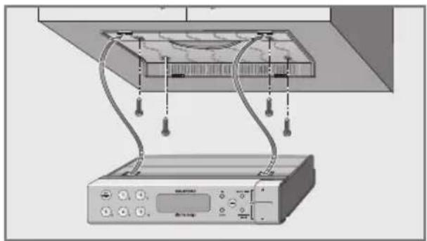 GRUNDIG Sonoclock 691 DAB+ - Gerät unter ein Küchenbord montieren - 1