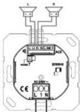 JUNG RAD LS 928 WW - Lautsprecher anschließen - 1