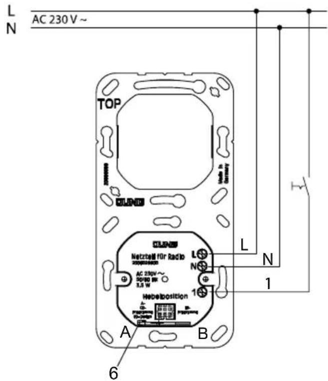 JUNG R AN LS 914 W - GEFAHR! - 1