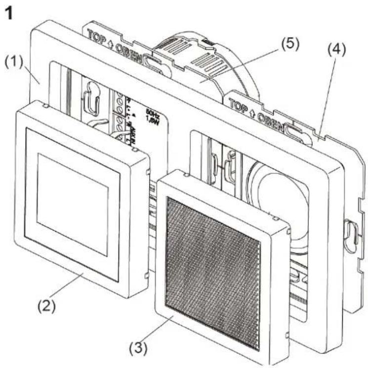BERKER Touch 28800069 - Geräteaufbau (Bild 1) - 1