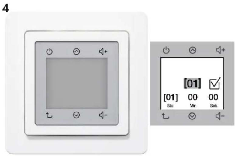 BERKER Touch 28800069 - Countdown einstellen - 1