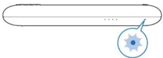 Simple diagram with a horizontal bar and a circular icon containing a starburst (no text or symbols)