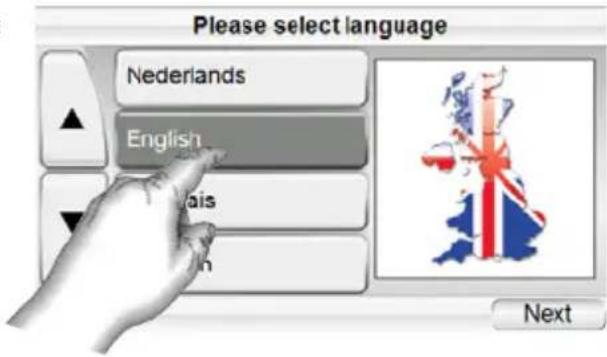 Please select language Nederlands English Mais Next