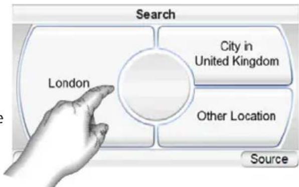 HARMAN KARDON GPS-300 - ENTERING A STREET ADDRESS - 1