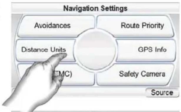 HARMAN KARDON GPS-300 - Changing Navigation Settings - 1