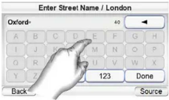 Enter Street Name / London Oxford° 40 A B C D E F G H I J K M N O P Q R U V W X Y Z 123 Done Back Source