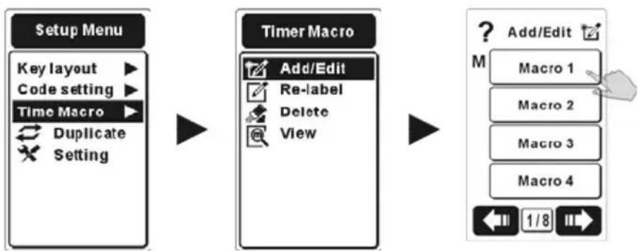 REVOX M207 - Erstellen eines Timer Makro - 1