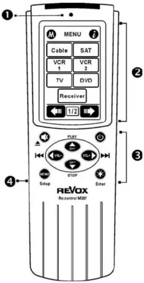 REVOX M207 - Frontansicht der Re:control M207 - 1