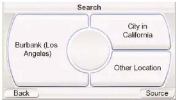 HARMAN KARDON GPS-500 - ENTERING A STREET ADDRESS - 1