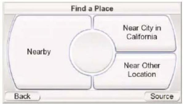 HARMAN KARDON GPS-500 - To Navigate to a PLACE: - 1