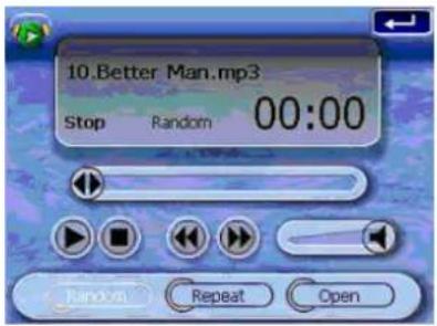 10.Better Man.mp3 Stop Random 00:00 Random Repeat Open