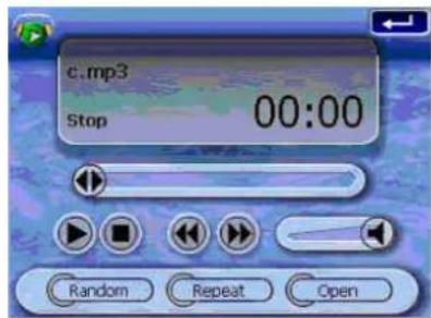 c.mp3 Stop 00:00 Random Repeat Open