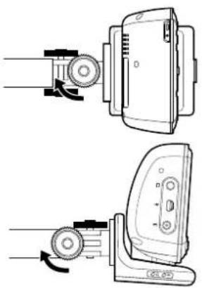 ACER D100 - To adjust the device's viewing angle: - 2