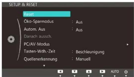 SAMSUNG S24C450DW - Initialisieren von Einstellungen Reset - 1