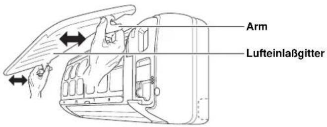 Euro-Line FC322HLE - Entfernung und Wiedermontage des Ansauggitters AWR5XX - 1