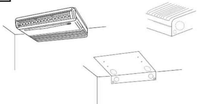 Euro-Line AER218SC - Installation an einer Wand. - 1