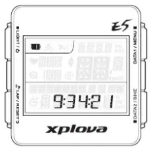 Xplova E5 GPS - Bereitschaftsmodus - 1