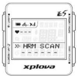 Xplova E5 GPS - Herzfrequenzmesser koppeln - 1