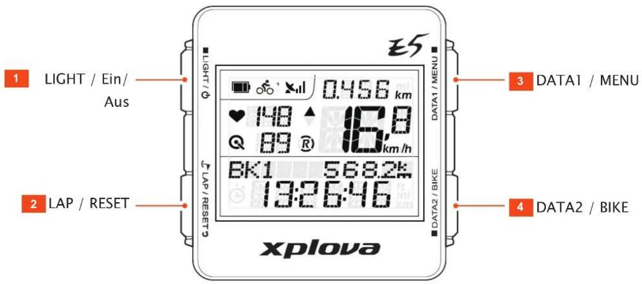 Xplova E5 GPS - Vorstellung des Xplova E5 - 1
