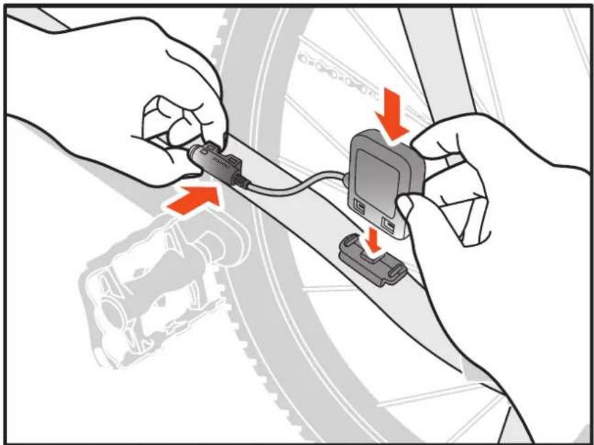 Xplova E5 GPS - Kombikadenzsensor installieren - 1