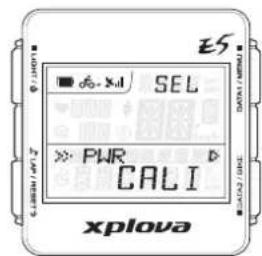Xplova E5 GPS - Leistungsmesser kalibrieren - 2