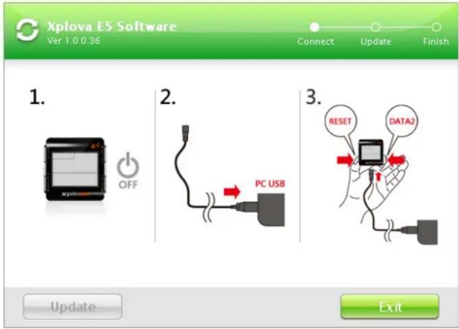 Xplova E5 GPS - Software aktualisieren - 2