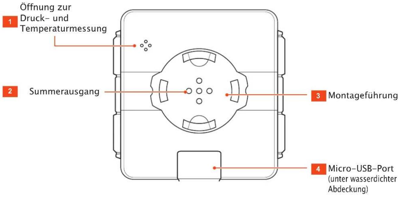 Xplova E5 GPS - Xplova E5 – Rückansicht - 1