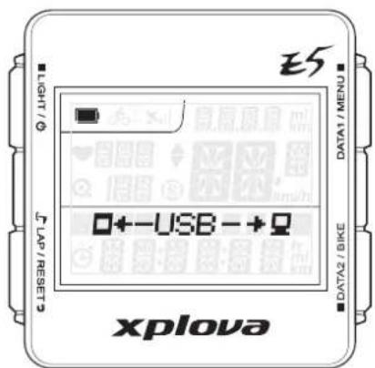 Xplova E5 GPS - So laden Sie den Xplova E5 auf: - 2