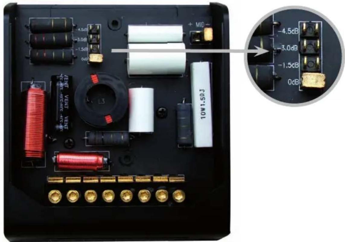 Radical Audio RA16RF - FINE TUNING OF TWEETER LEVEL - 1