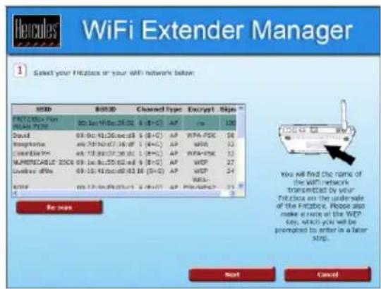 HERCULES HWGEXT-54-FB - WiFi-Verbindung zwischen Ihrem Hercules WiFi Extender und Ihrer Fritz!Box via QuickAccess - 2