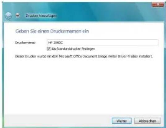 Druckermans: HP 2000C ✓ Als Standarddrucker festregen Dieser Drucker wurde mit dem Microsoft Office Document Image Writer Driver-Treiber installiert. Welter Abbrevchen