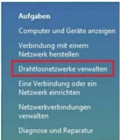 Aufgaben Computer und Geräte anzeigen Verbindung mit einem Netzwerk herstellen Drahtlosnetzwerke verwalten Eine Verbindung oder ein Netzwerk einrichten Netzwerkverbindungen verwalten Diagnose und Reparatur