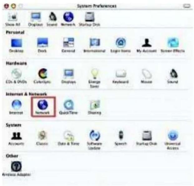 System Preferences Show All Display Sound Network Startup Disk Personal Desktop Dock General International Login Items My Account Screen Effects Hardware CDs & DVDs Colorlytes Displays George Sliver Keyboard Mouse Sound Internet & Network Internet Network QuickTime Sharing System Accessory Classic Date & Time Software Window Speech Starting Desk Universal Access Other Wireless Adapter