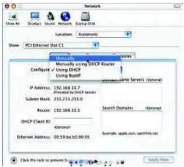 D-LINK DI-524 - Statische IP-Adresse zuweisen (Macintosh OSX) - 2