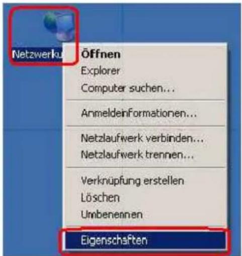 Netzwerku Öffnen Explorer Computer suchen... AnmeldenInformationen... Netzlaufwerk verbinden... Netzlaufwerk trennen... Verknüpfung erstellen Löschen Umbenennen Eigenschaften