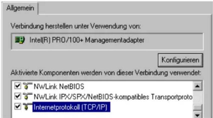 AVM FRITZ!Box Fon ata - IP-Adresse automatisch beziehen in Windows 2000 - 1