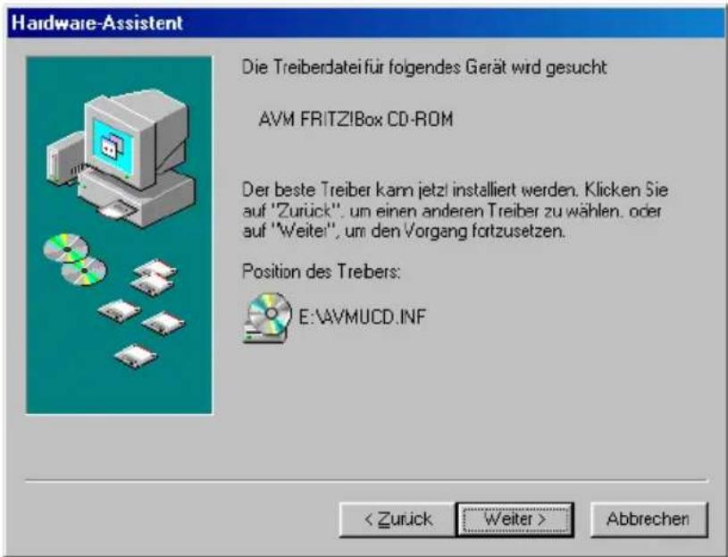 AVM FRITZ!Box Fon ata - Installation der FRITZ!Box Fon ata in Windows 98 - 2