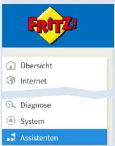 FRITZ! Übersicht Internet Diagnose System Assistenten