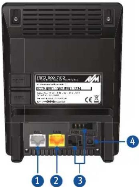 FRITZIBOX 7412 Magnetic Monitoring Unit Classification Box Magnetic Monitoring Unit (Magnetic) 8779 8981 1562 8981 1234 Station No. 1200, 500, 000, 250, 000 P/PC Net: 00000-00000 View out: Magnetic Control DCY: 5000-5000-5000 ① ② ③ ④