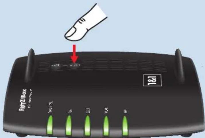 AVM FRITZ!Box 7362 SL - Anleitung: WLAN-Netzwerkschlüssel mit WPS übertragen - 1