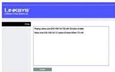 LINKSYS Wireless-G WRT54GR - Registerkarte „Administration“ (Verwaltung) – „Diagnostics“ (Diagnose) - 2