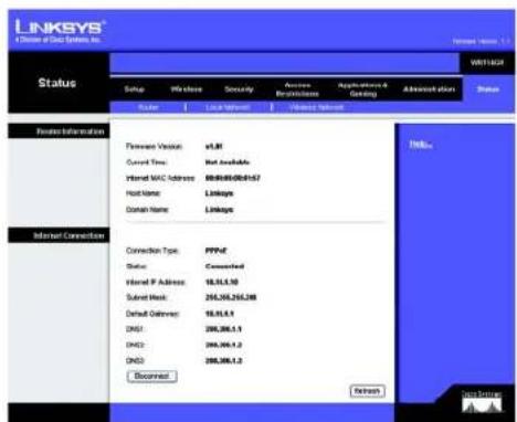 LINKSYS Wireless-G WRT54GR - Wireless-G Broadband-Router mit RangeBooster - 1