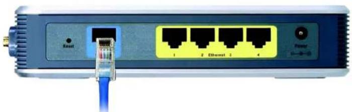 LINKSYS Wireless-G WRT54GR - Hardware-Installation für Verbindungen mit dem Breitband-Modem - 1